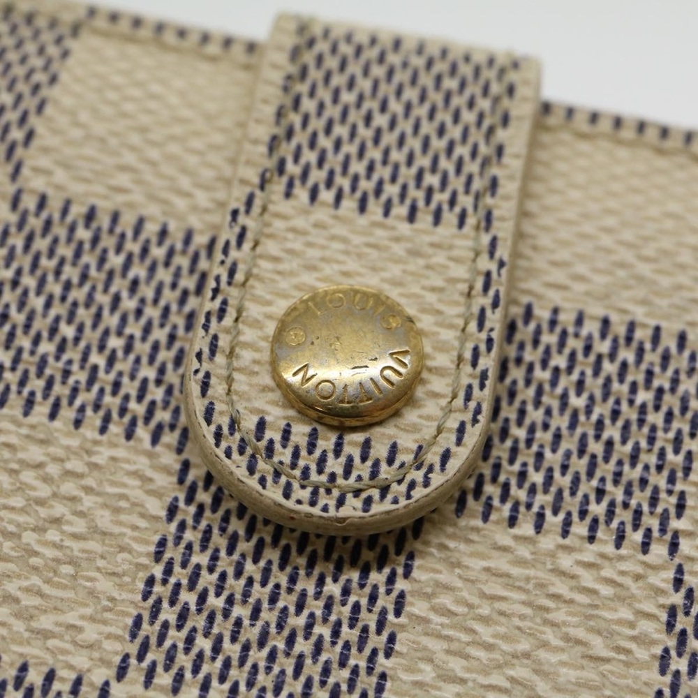 LOUIS VUITTON Damier Azur Portefeuille Viennois Bifold Wallet Auth - Picture 13 of 16